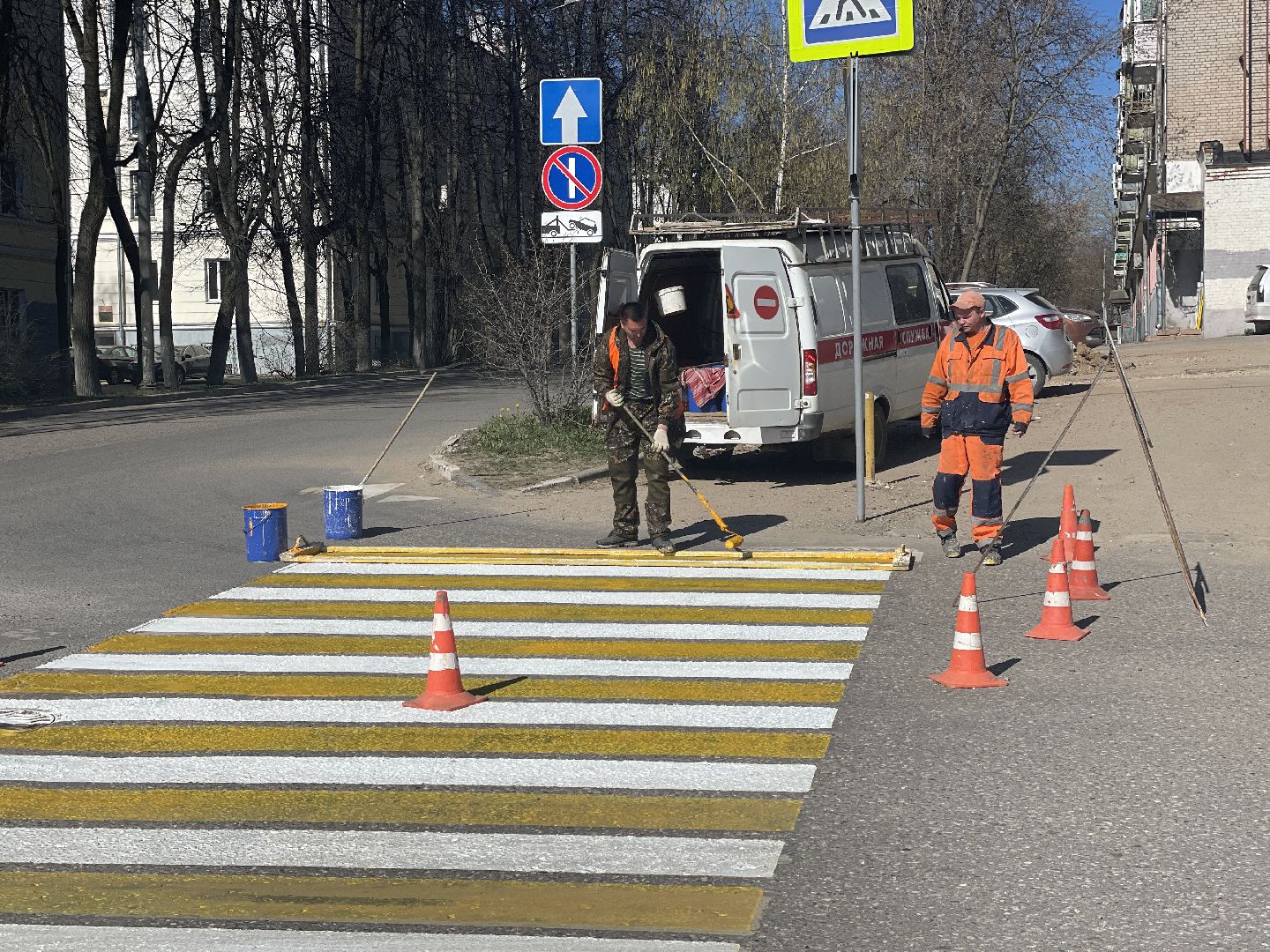 Сергиев Посад, Сергиево-Посадский городской округ, Дорога, Разметка, Дорожные службы
