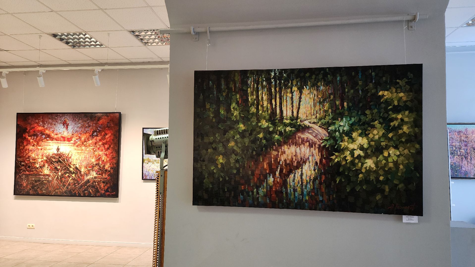 день защитника отечества, донбасс, Лобня, Выставка, Картины, вертикалки,