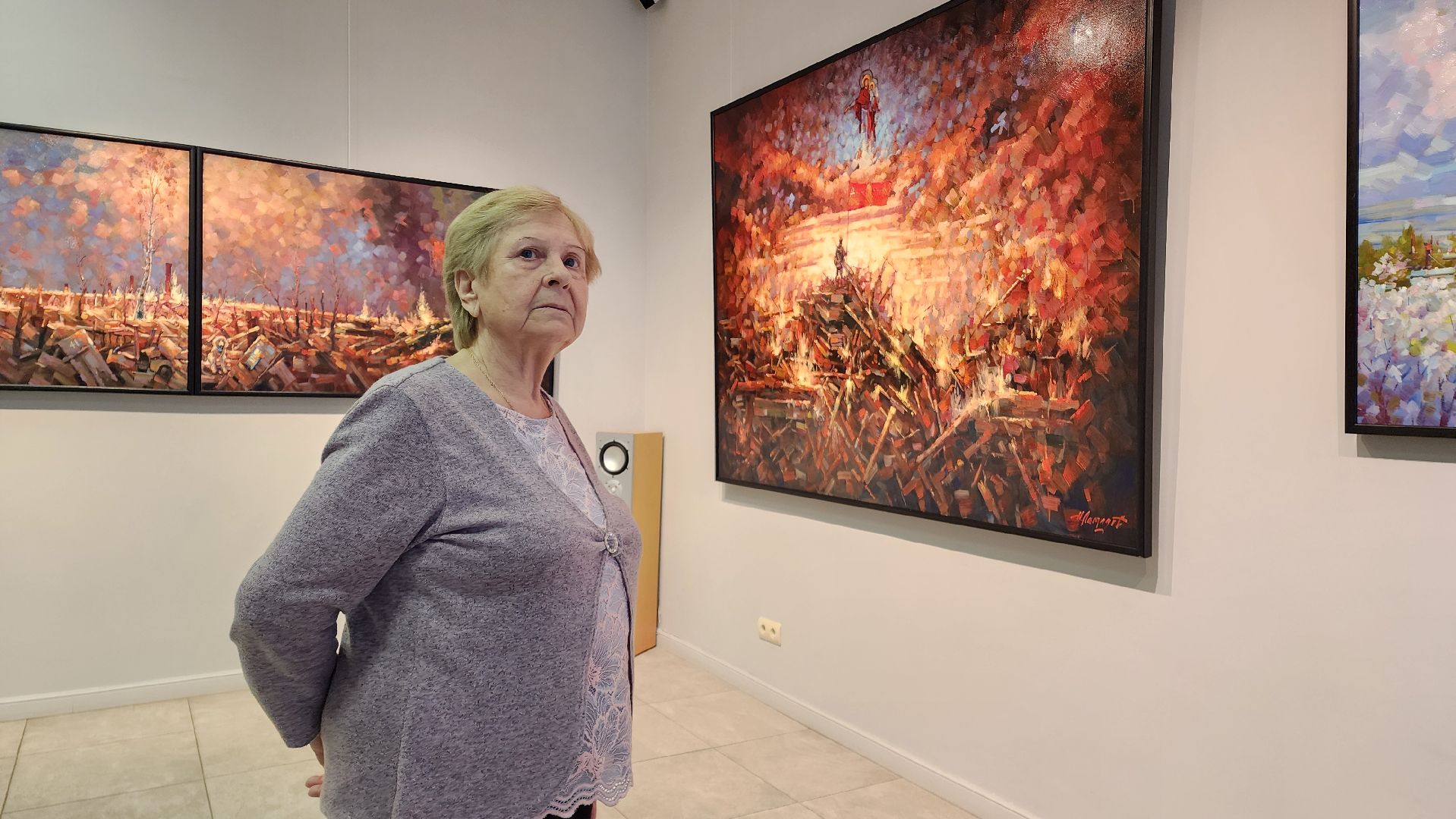 день защитника отечества, донбасс, Лобня, Выставка, Картины, вертикалки,