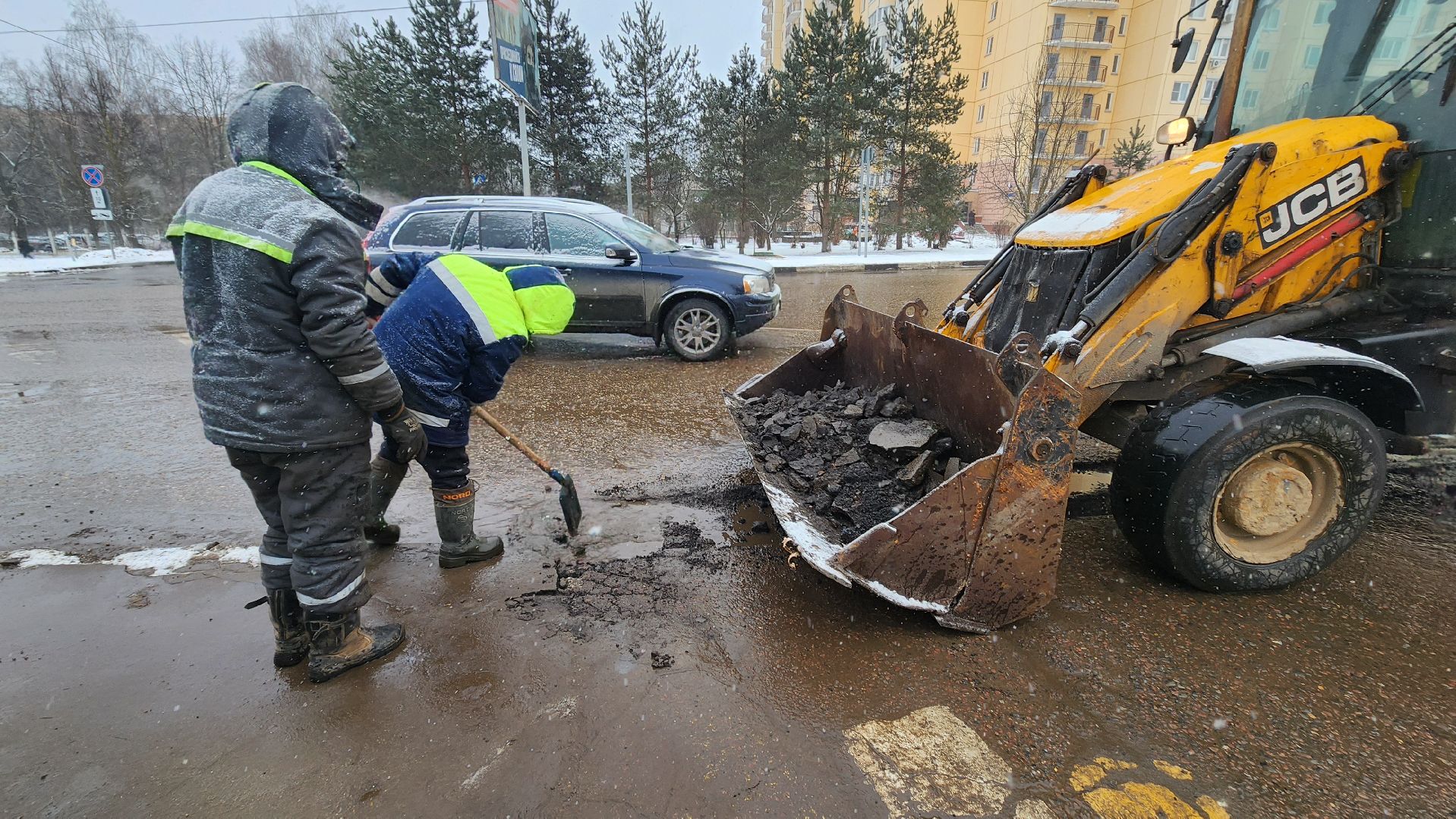 солнечногорск, вертикалки, улица ухова, ямочный ремонт,