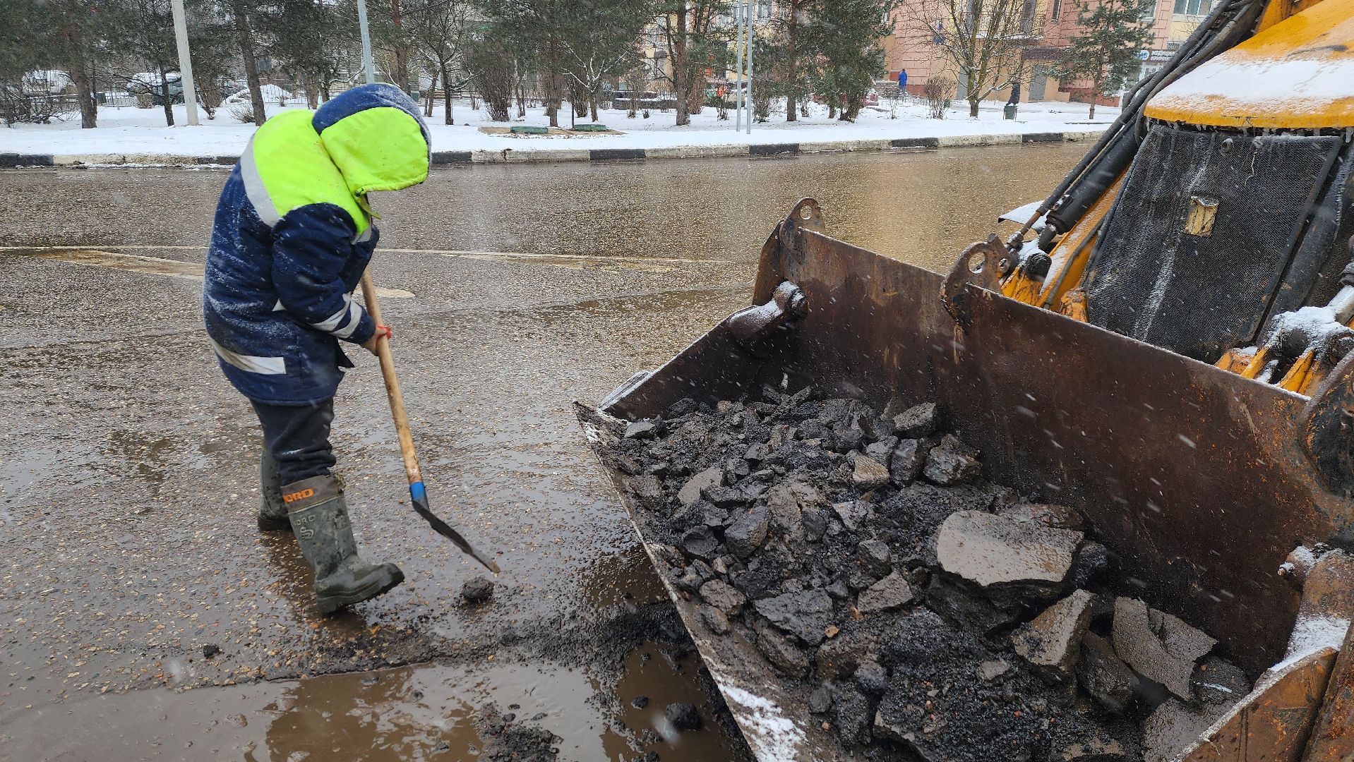 солнечногорск, вертикалки, улица ухова, ямочный ремонт,