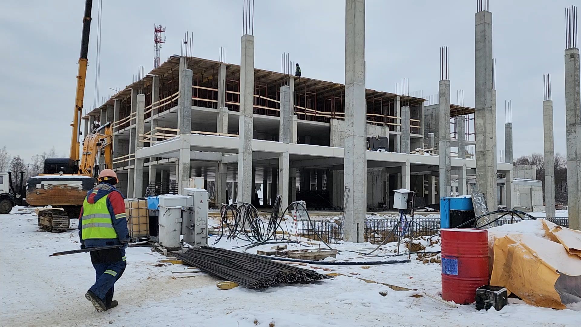 Бронницы, Строительство, вертикалки, Строительство центра обслуживания грузового транспорта,