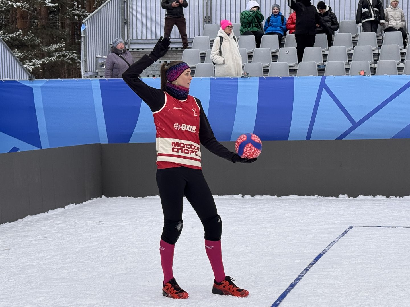 Волейбол на снегу, Чемпионат России, Заречье-Одинцово, вертикалки,
