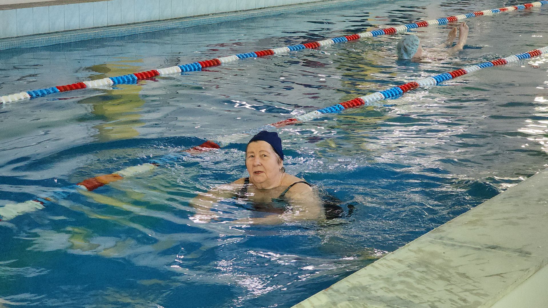 Спортсмены, Плавание, Соревнования, Лобня, Пенсионеры, вертикалки,