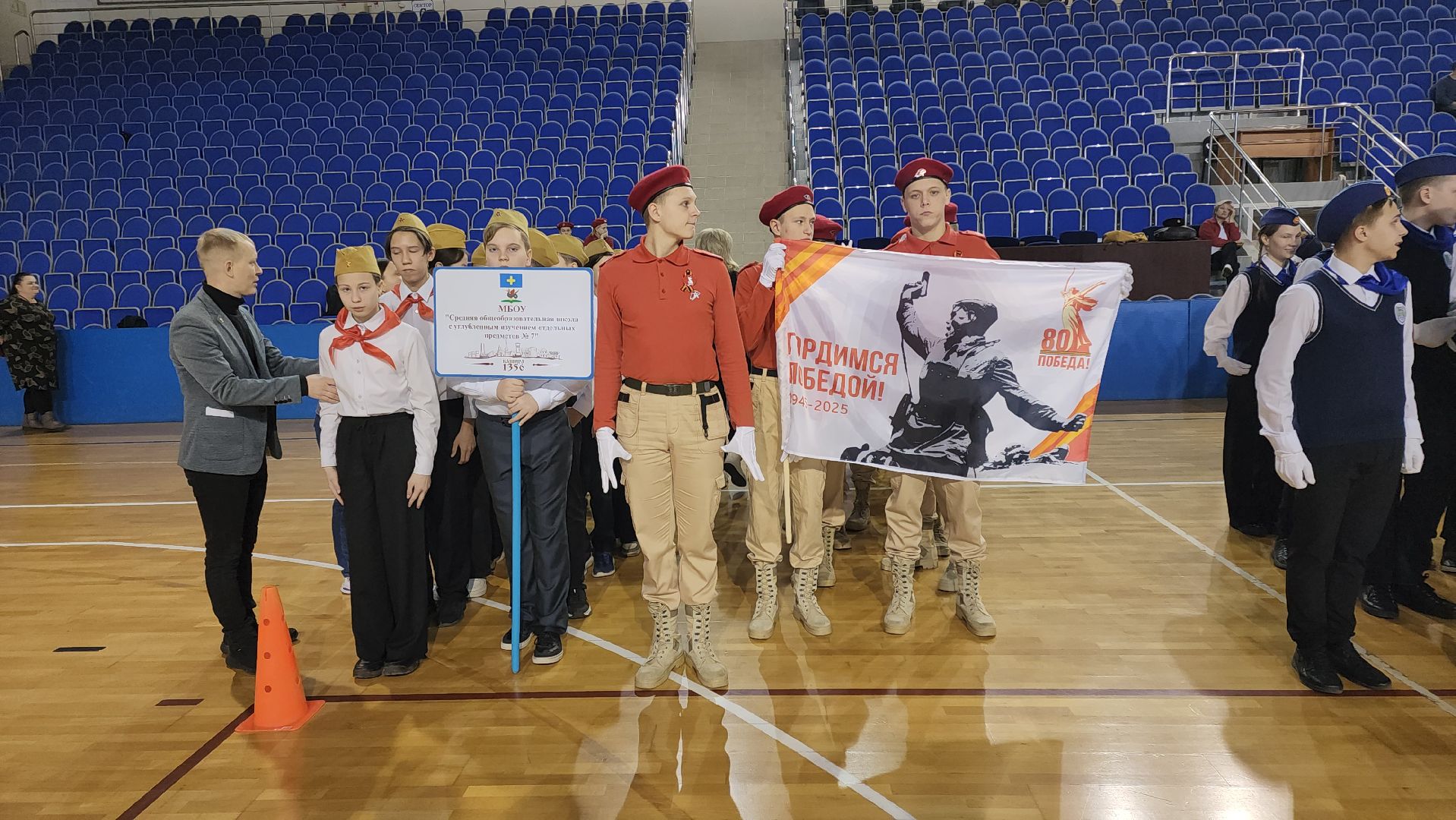 кашира, смотр строя и песни, кадеты, юнармия, строевая подготовка, вертикалки,