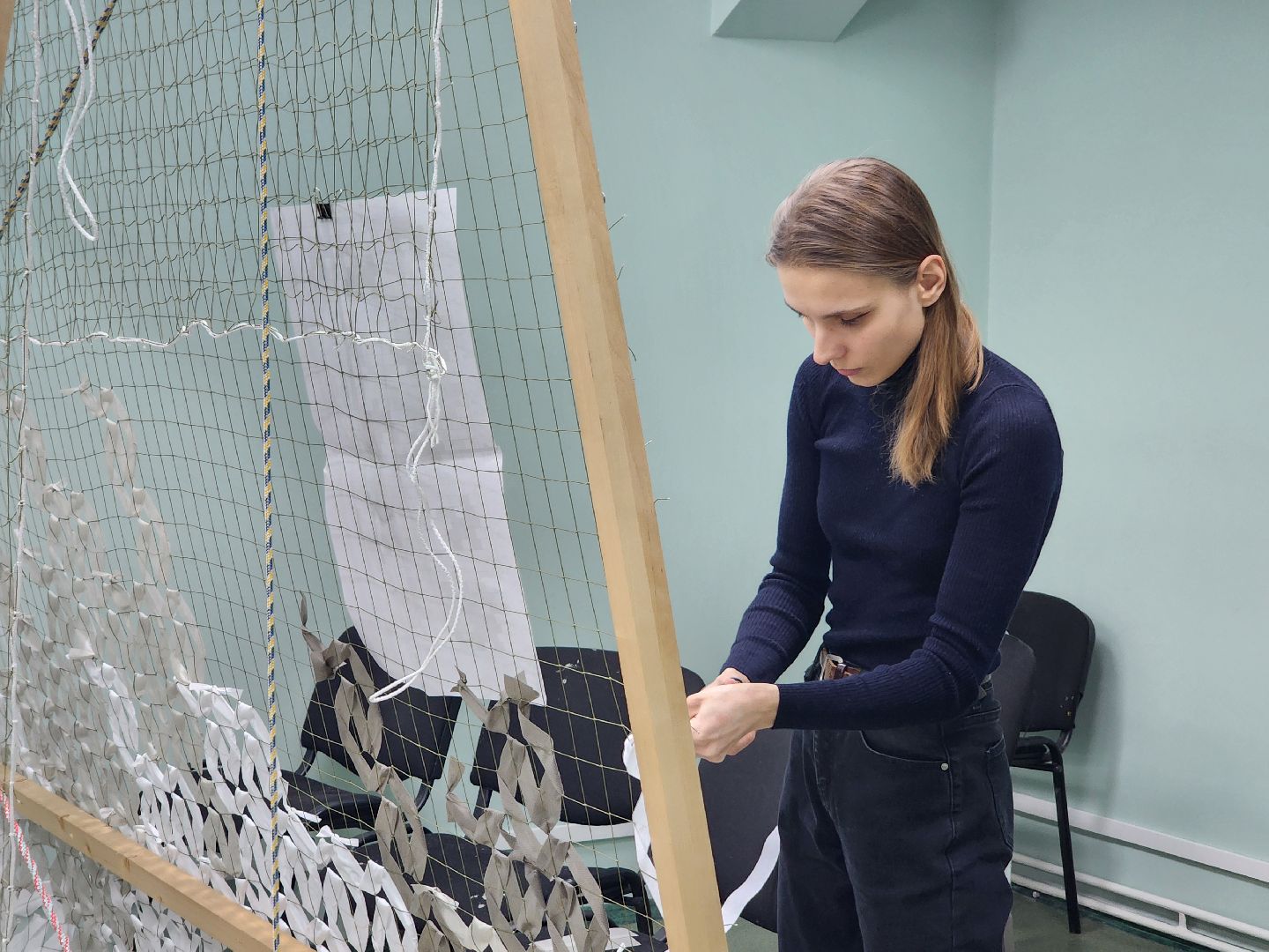 Дубна, Университет Дубна, Окопные свечи, маскировочные сети, Патриотический клуб, вертикалки,