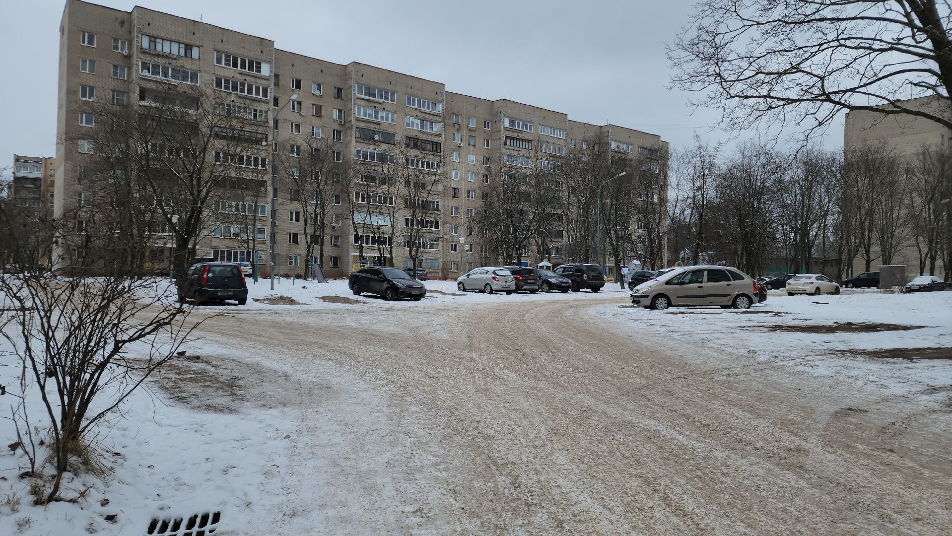 Черноголовка, Благоустройство двора, Парковки, вертикалки,
