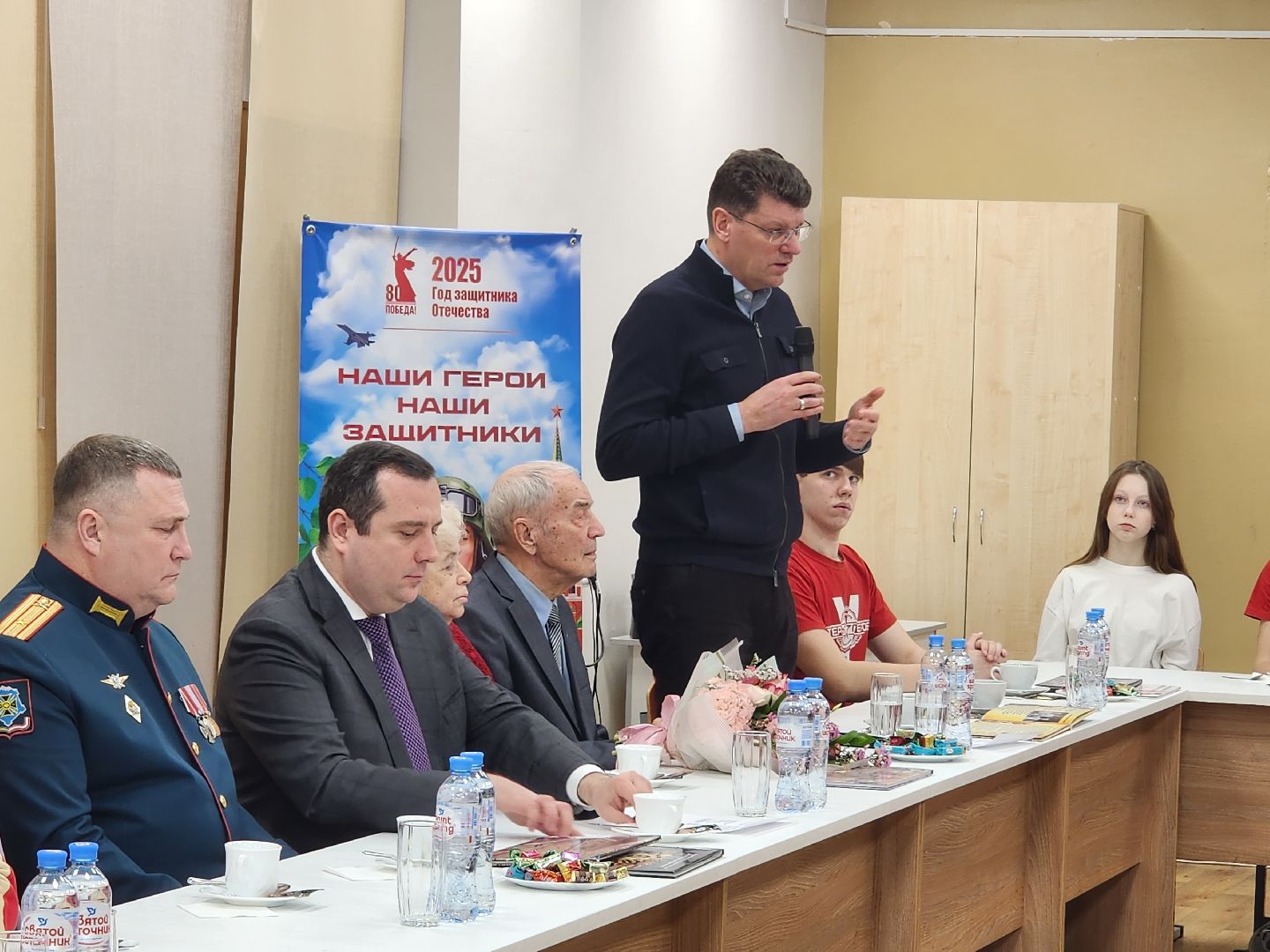 королёв, встреча, школьники, ветераны, память,