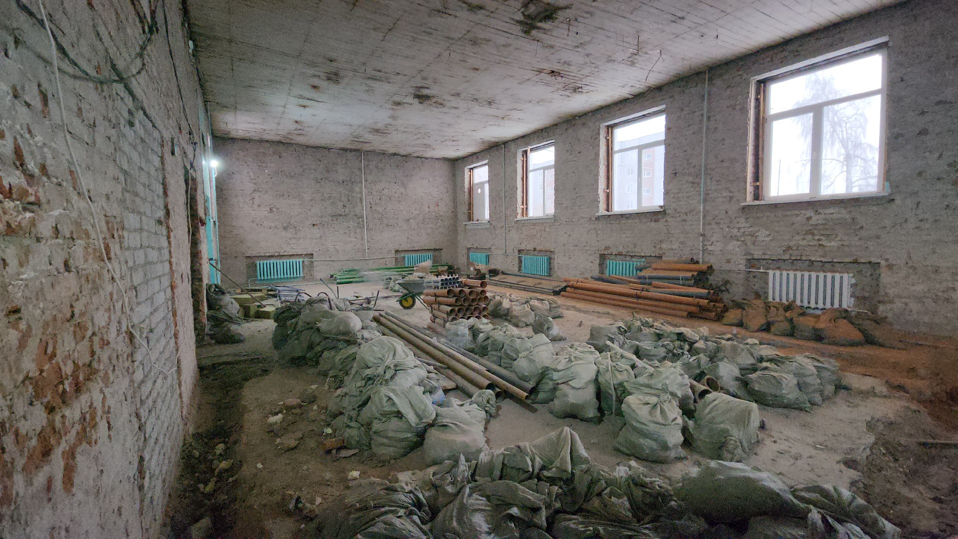 строительство, капитальный ремонт, школа, шатура, вертикалки,