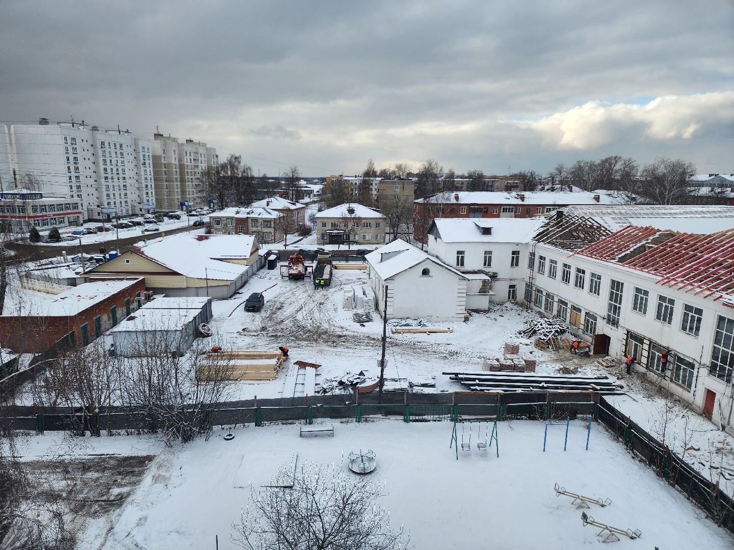 строительство, капитальный ремонт, школа, шатура, вертикалки,