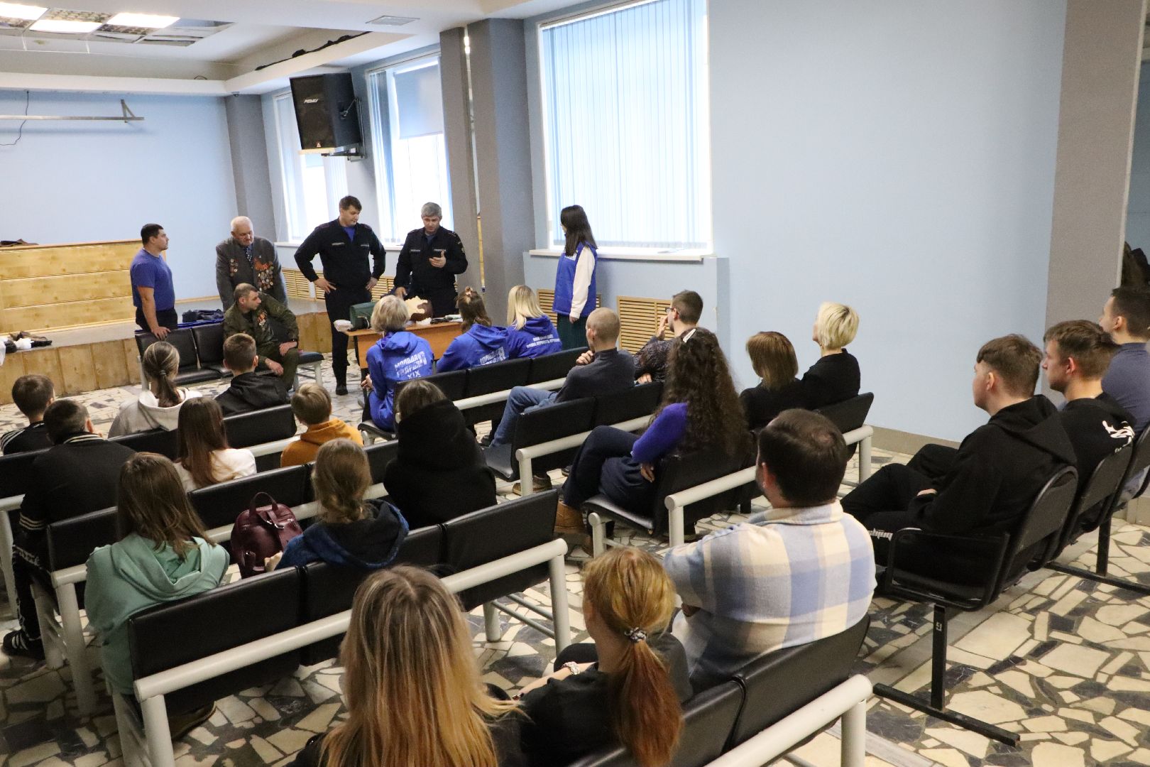 серебряные пруды, юнармейцы, клуб патриот, тактическая медицина, военная подготовка, день защитников отечества,