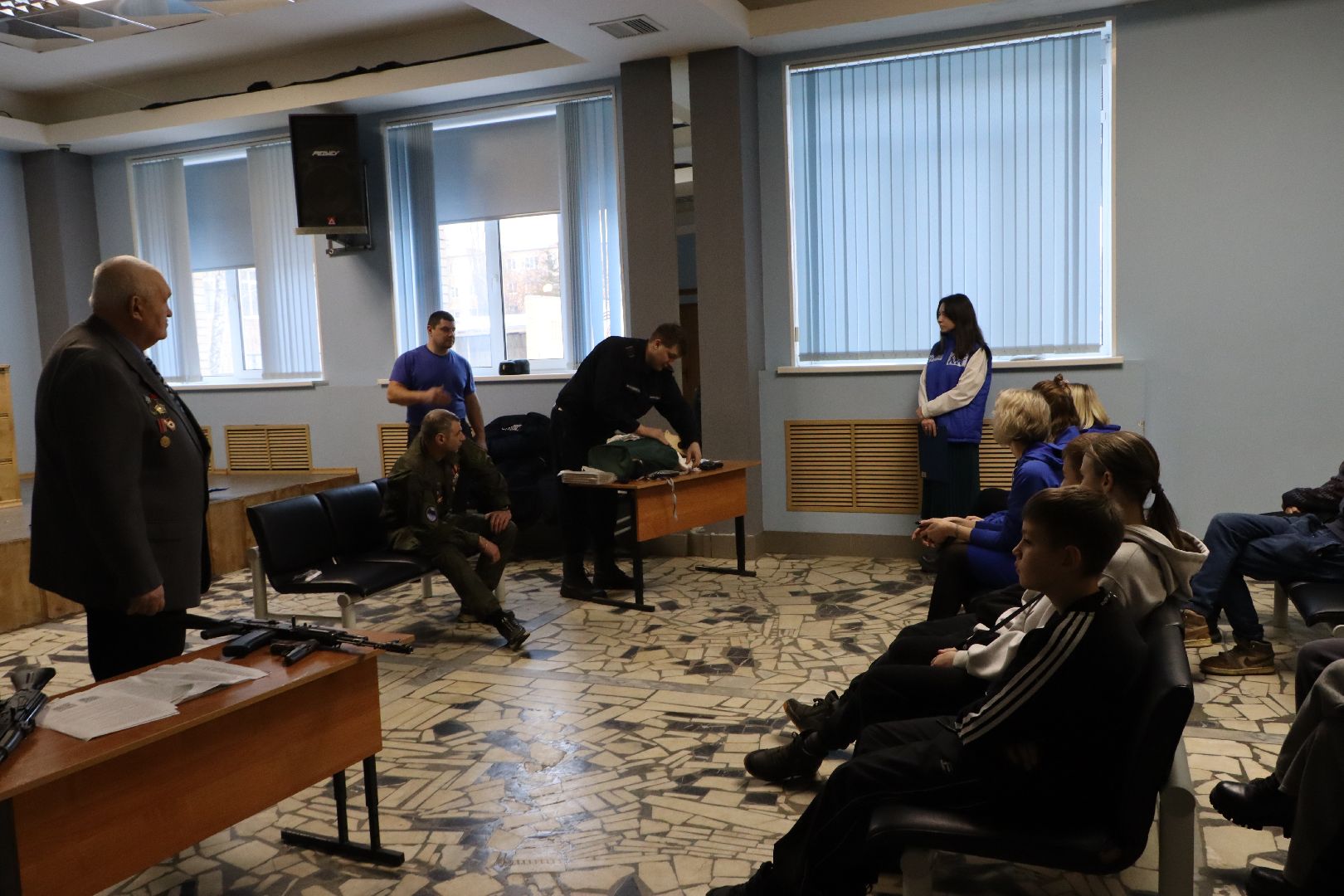 серебряные пруды, юнармейцы, клуб патриот, тактическая медицина, военная подготовка, день защитников отечества,