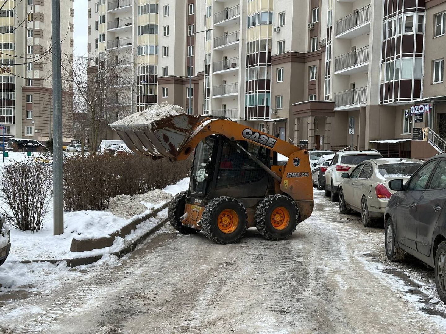 уборка снега, домодедедово,