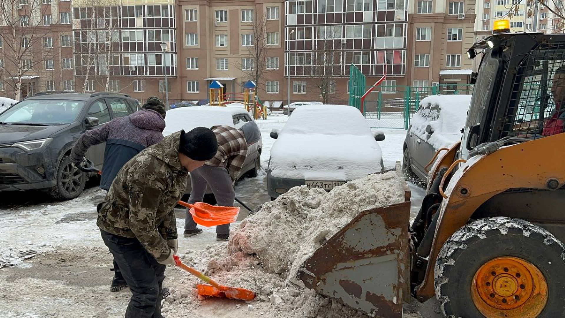 уборка снега, домодедедово,