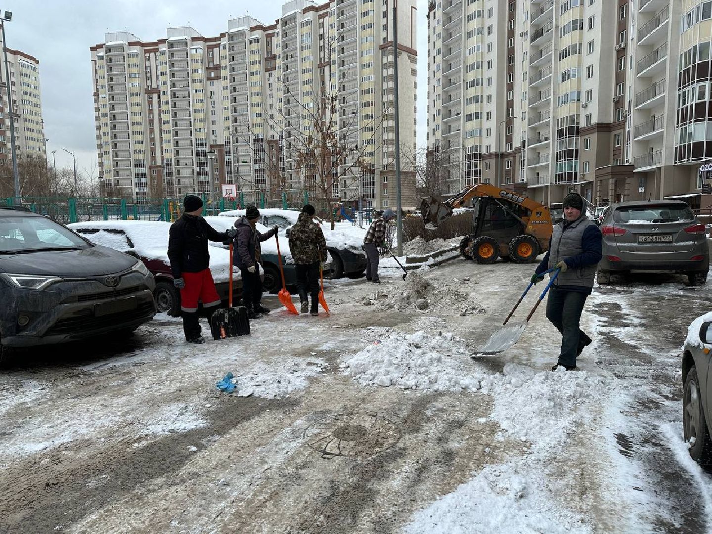 уборка снега, домодедедово,