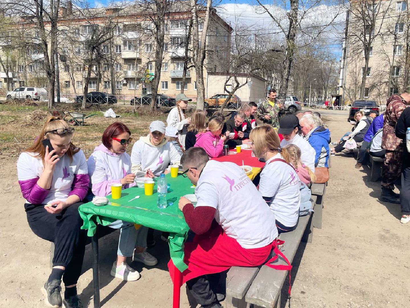 Сергиев Посад, Сергиево-Посадский городской округ, Субботник, Уборка, Полевая кухня, Благоустройство
