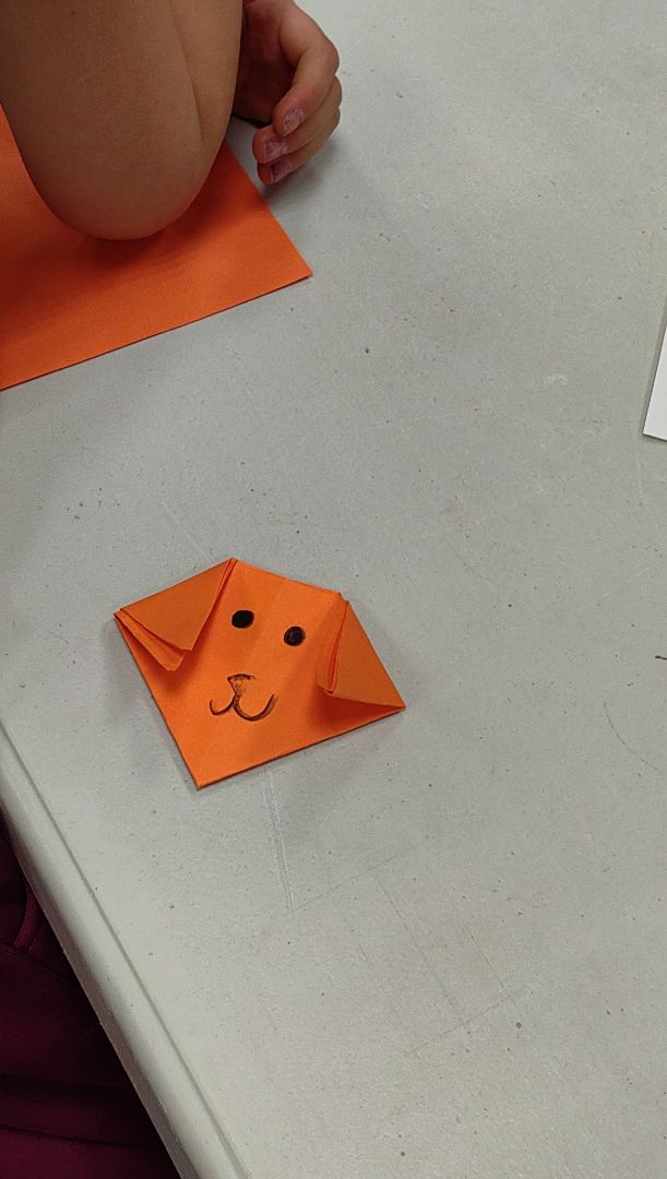 оригами, мастер-класс, дети, животные, питомцы, вертикалки,