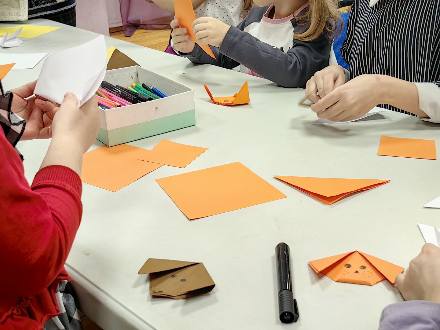 оригами, мастер-класс, дети, животные, питомцы, вертикалки,