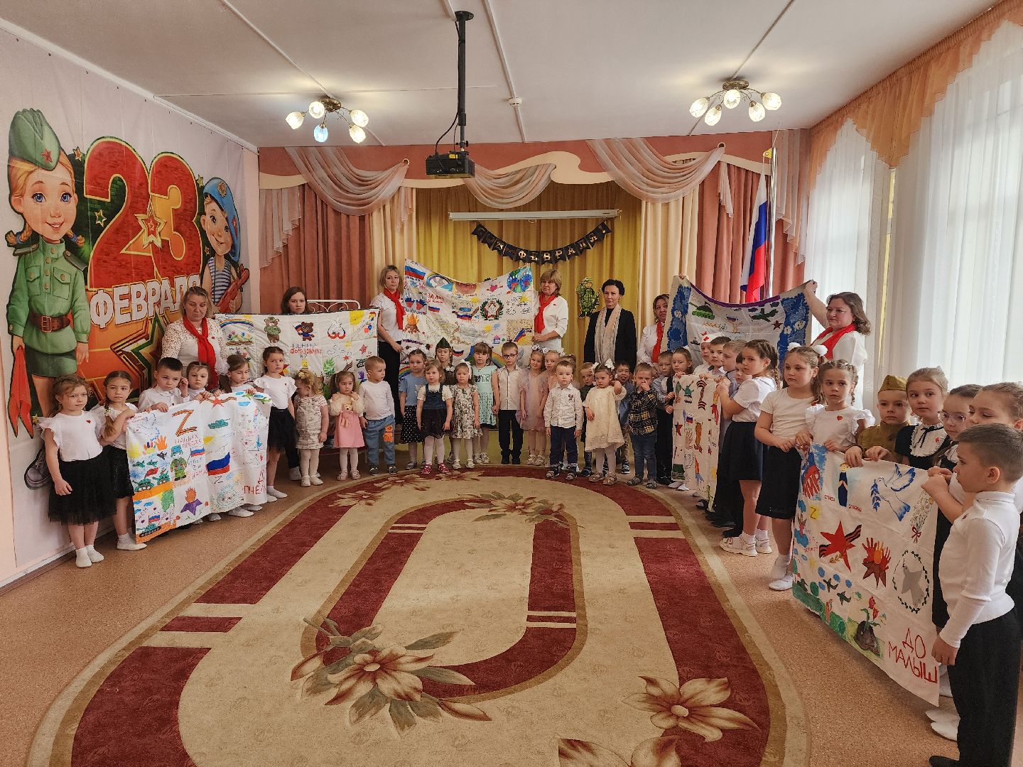 красноармейск, городской округ пушкинский, дошкольники, помощь сво, день защитника отечества, вертикалки,