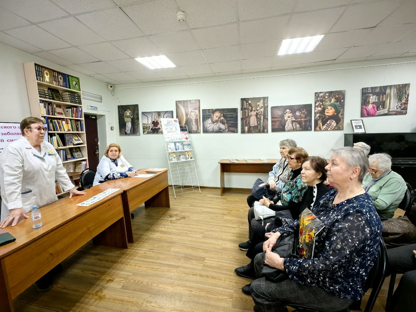 школа здоровья, лекция, ветеран, орз, орви, пневмония, вертикалки,