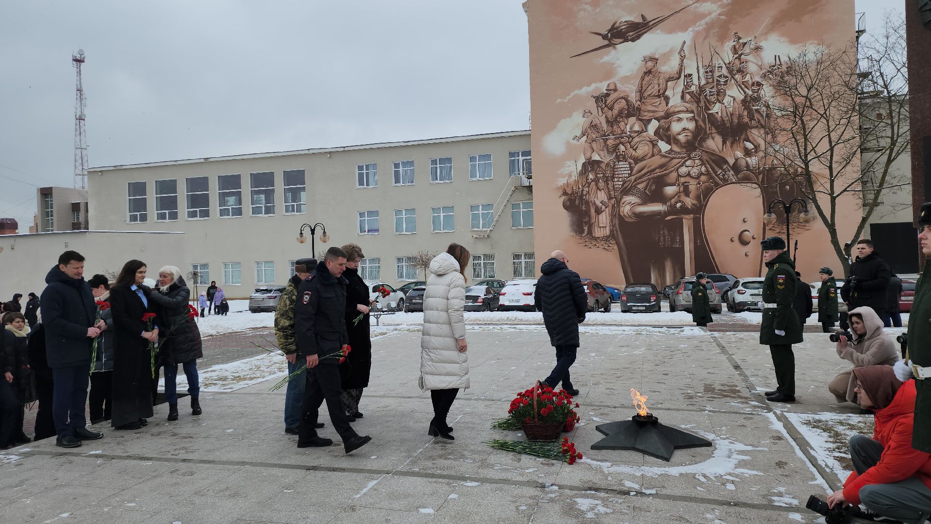 серпухов, подмосковье, возложение цветов, кадет,