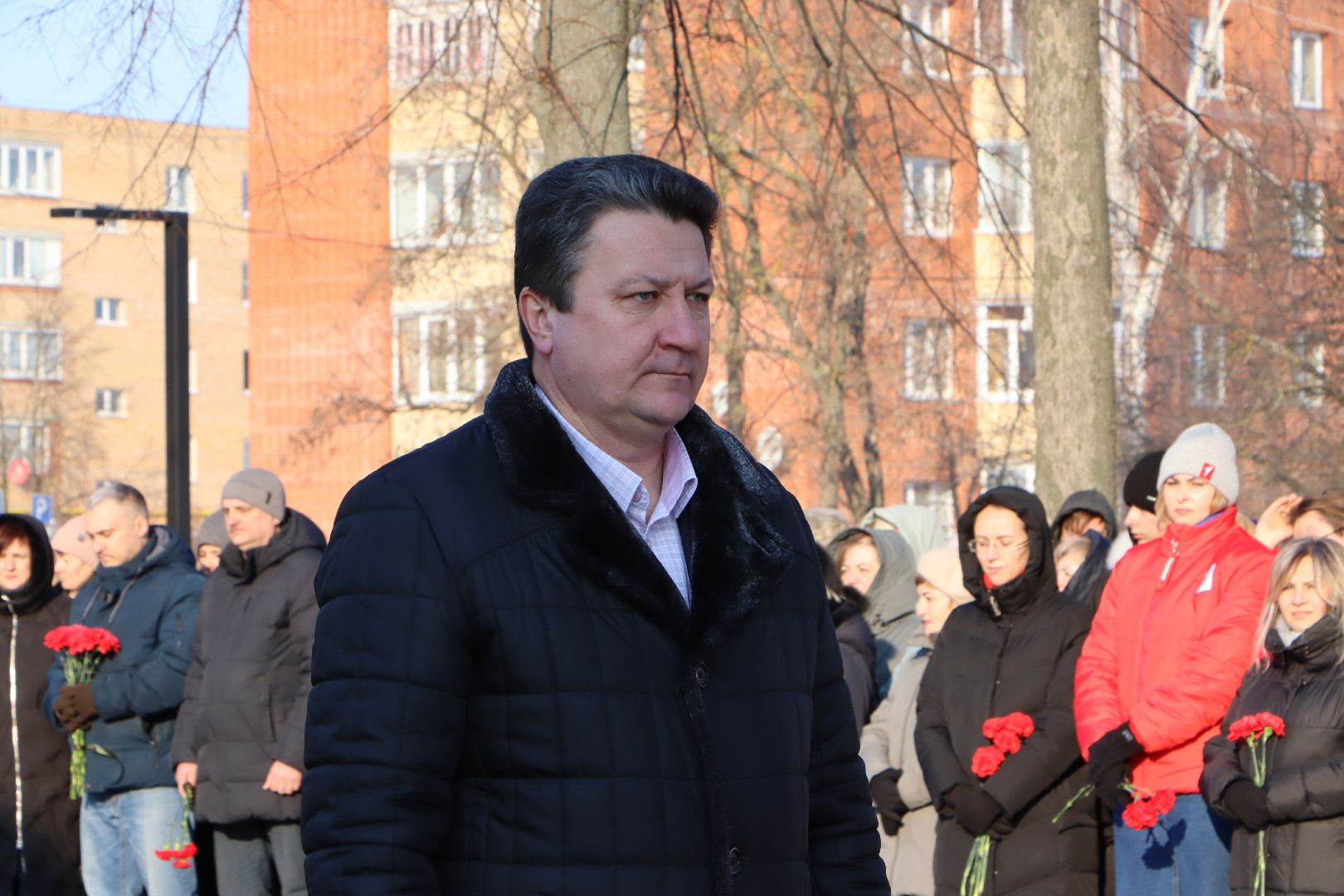 день защитника отечества, серебряные пруды, возложение, братская могила,