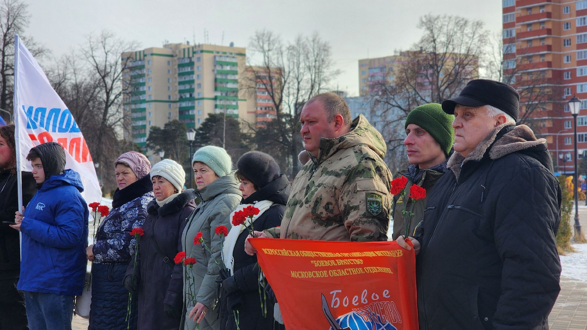 волонтеры, молодежь, День защитника Отечества, Лосино-Петровский,