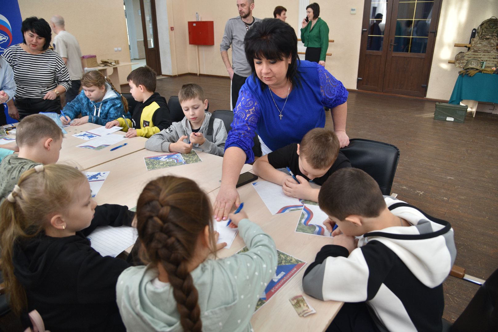 лотошино, лотошинский цдк, день защитника отечества, мастер-класс для детей, письмо солдату,