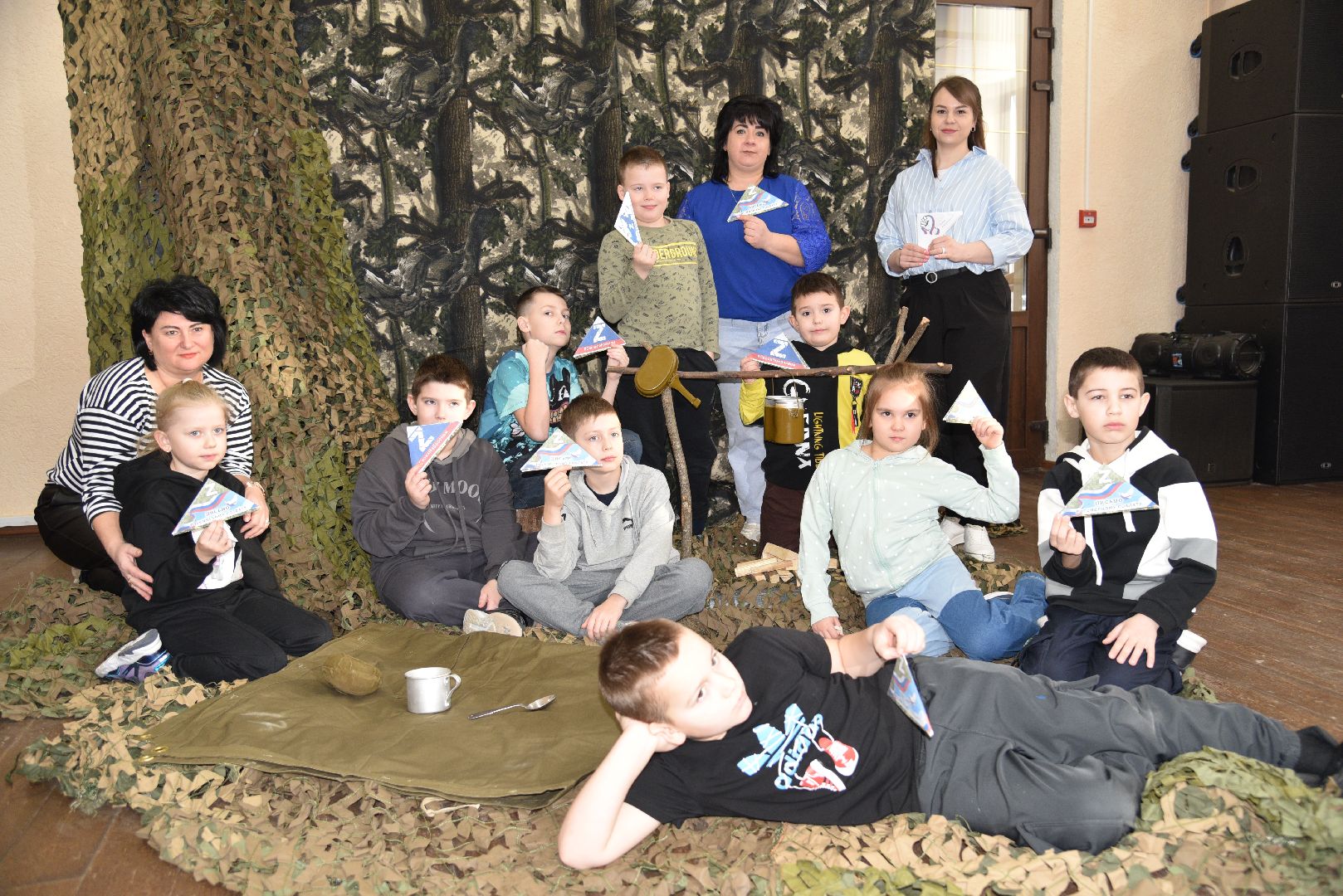 лотошино, лотошинский цдк, день защитника отечества, мастер-класс для детей, письмо солдату,