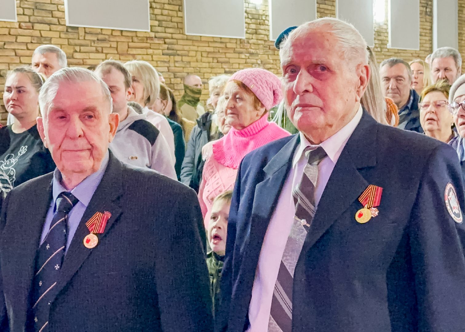 Клин, общество, ветераны, ВОВ, 80 лет победе, медали, вертикалки,