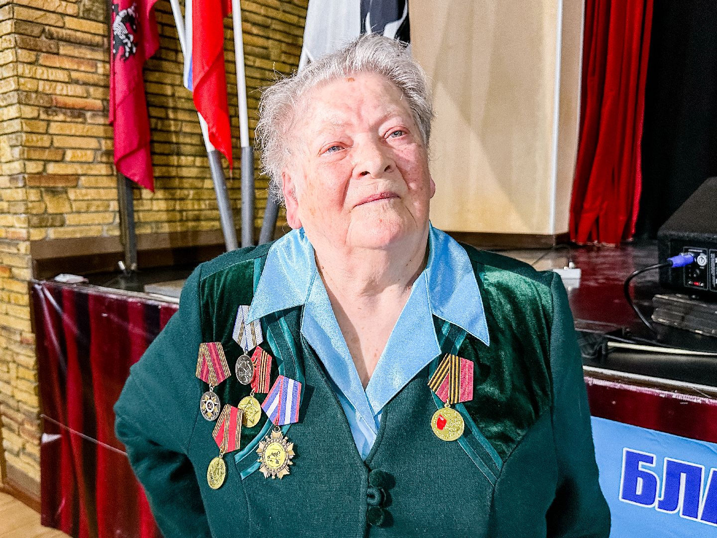 Клин, общество, ветераны, ВОВ, 80 лет победе, медали, вертикалки,