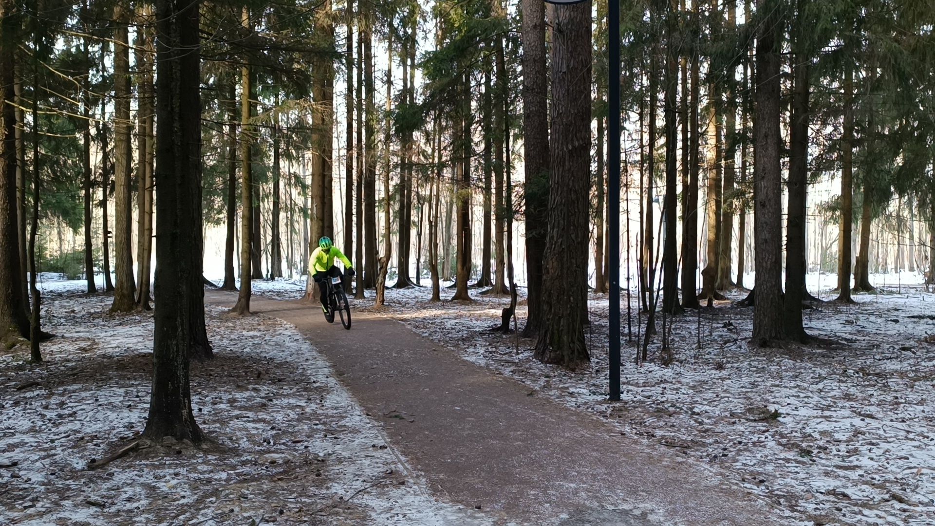 велогонка, лобня, велосипед, спорт, зима в подмосковье, вертикалки,