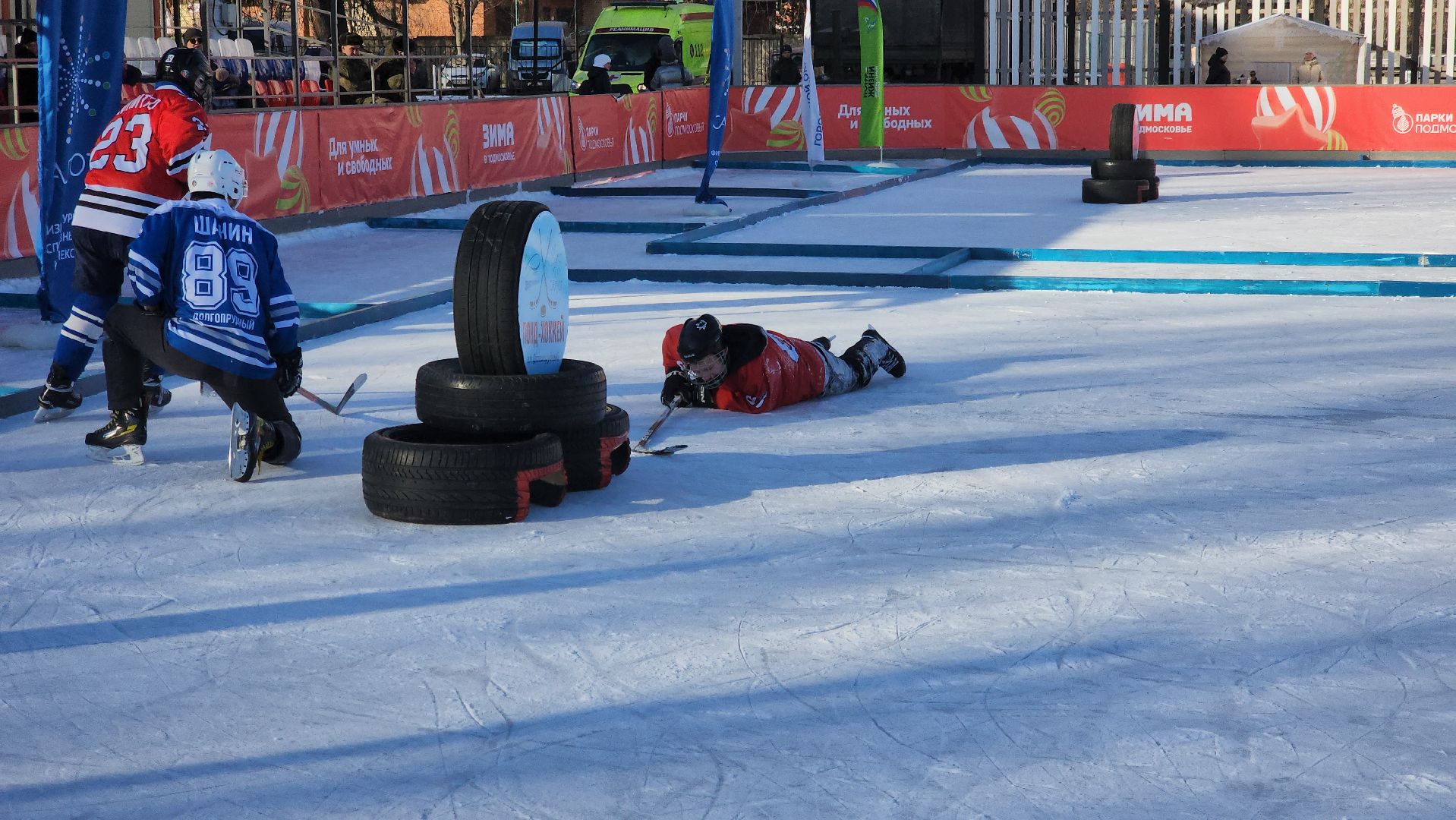 долгопрудный, понд-хоккей, 23 февраля, путилково, красногорск, мфти, шайба, хоккеисты, вертикалки,