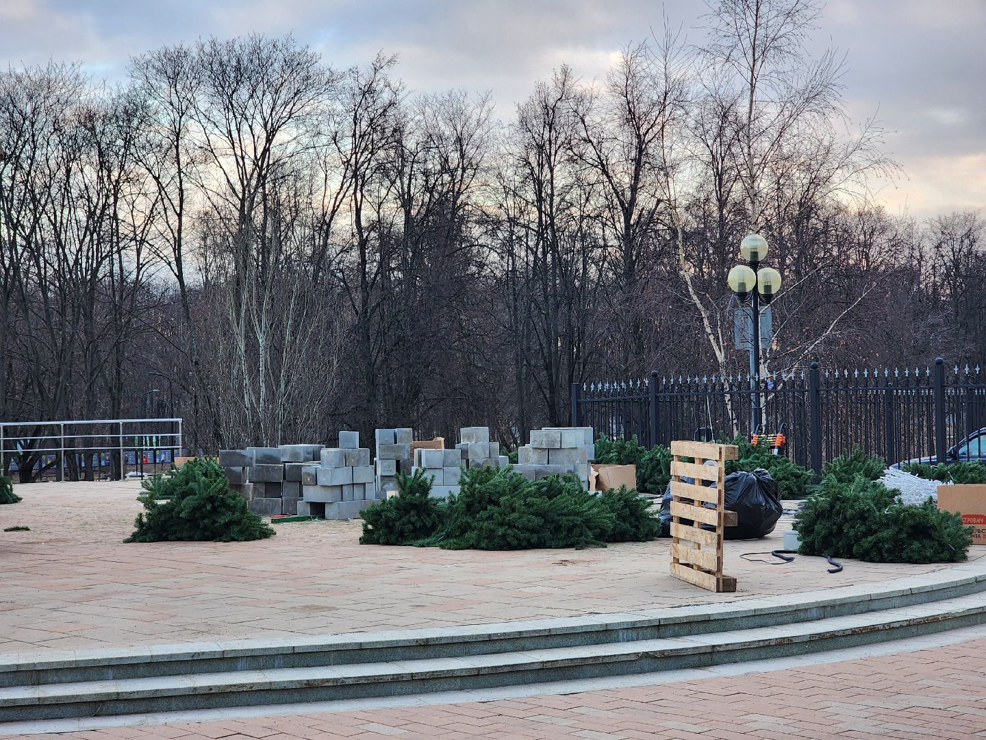 новый год, елки, благоустройство,