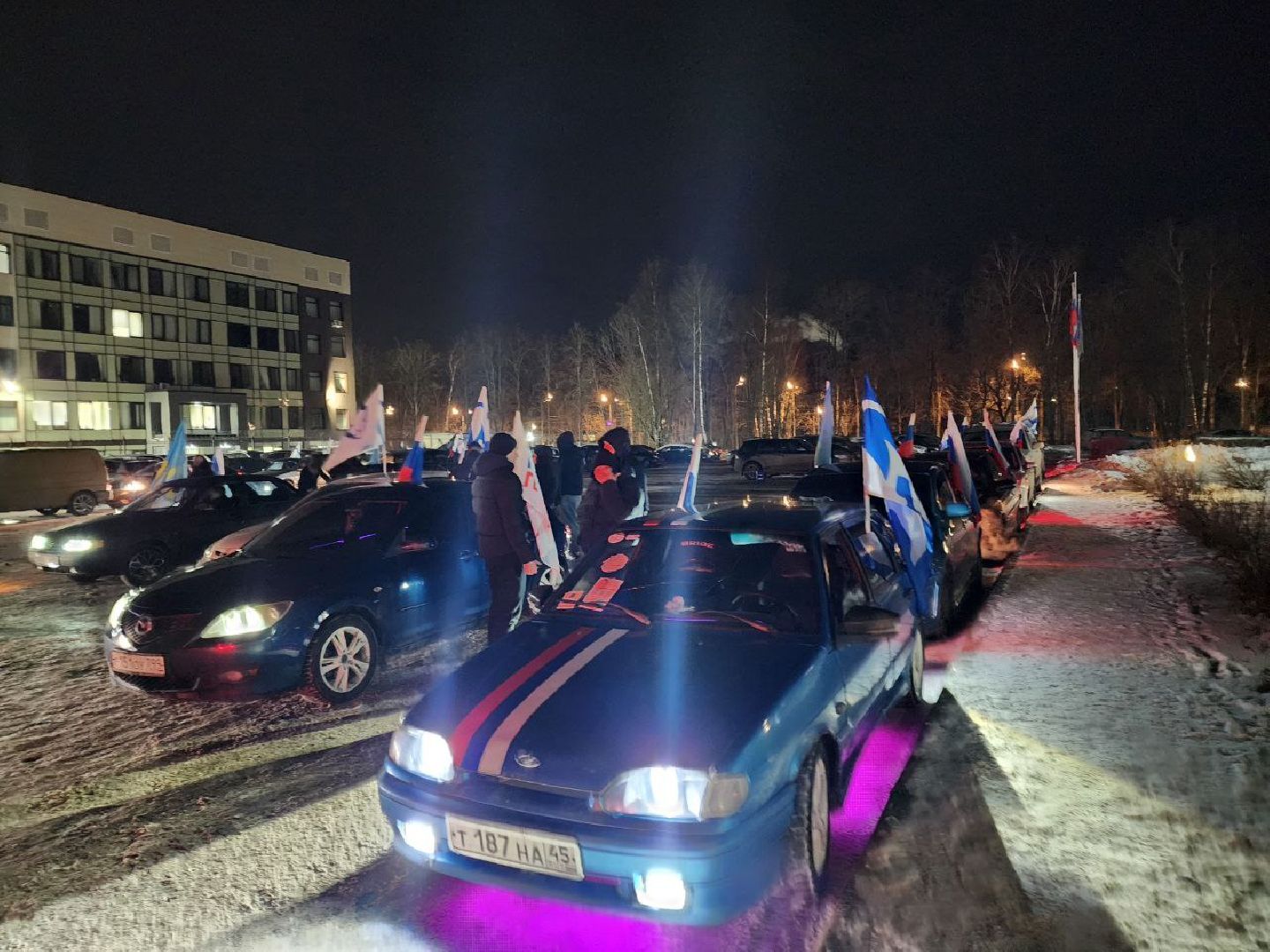 солнечногорск, автопробег, жители, победа, автомобили, вертикалка,