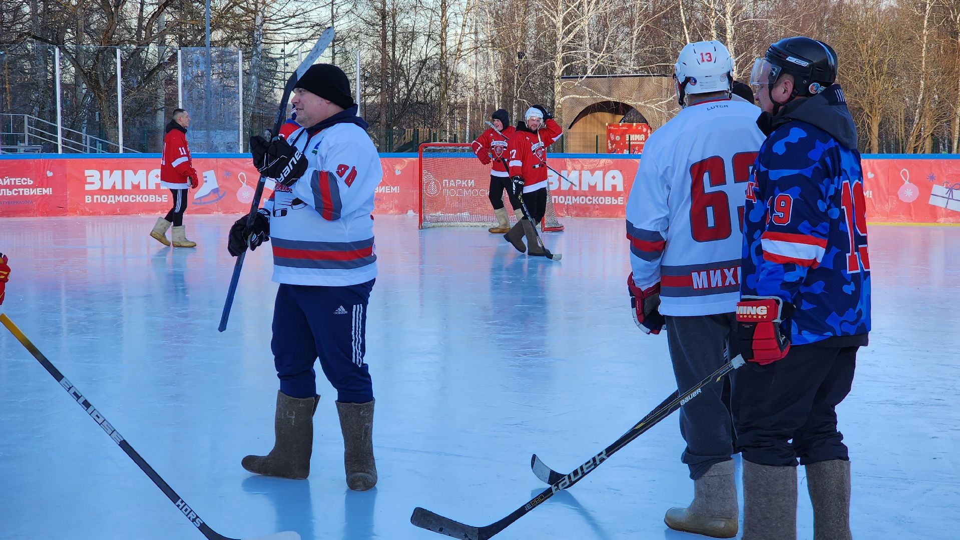 ступино, спорт, хоккей в валенках,