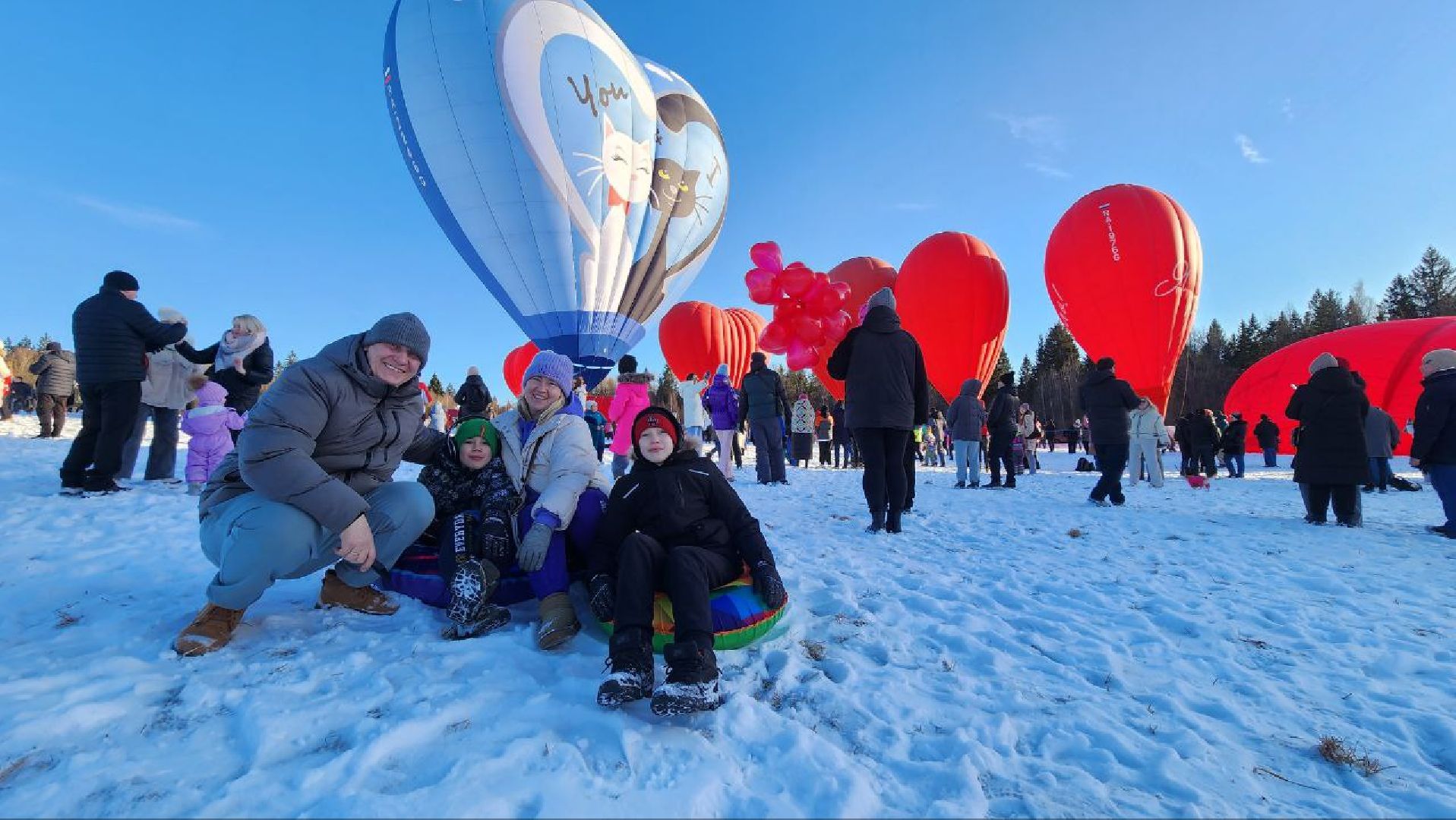 Дмитров, Фестиваль сердец, Аэростаты, вертикакли,