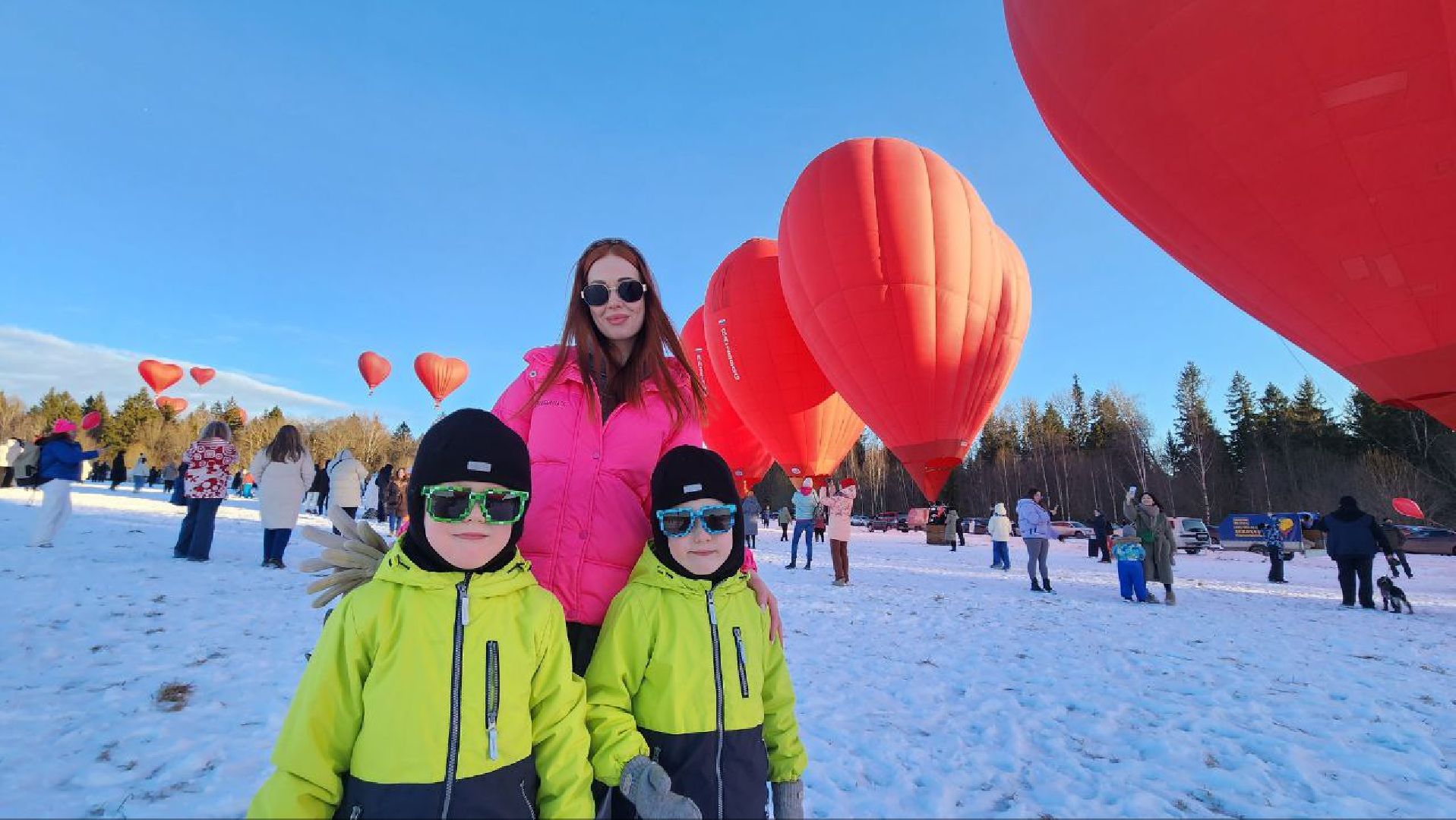 Дмитров, Фестиваль сердец, Аэростаты, вертикакли,