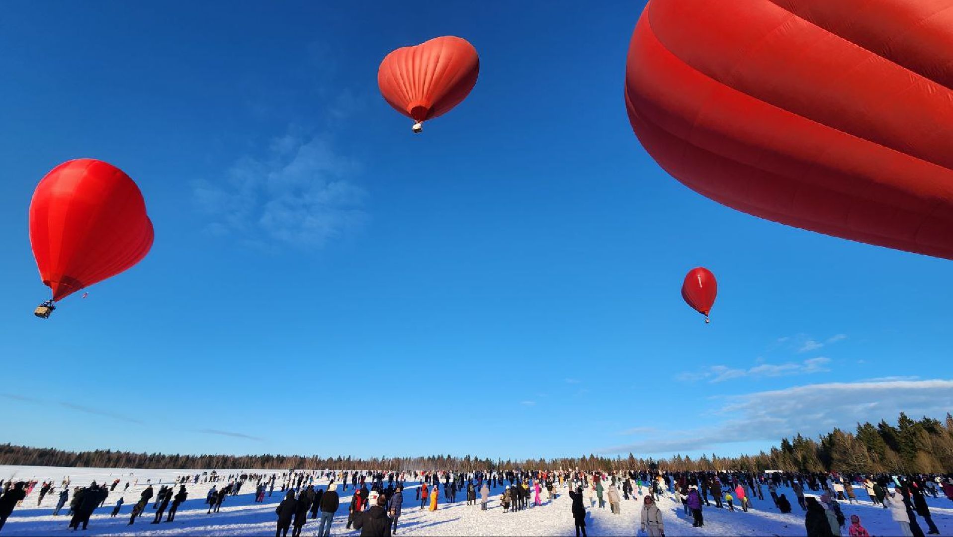 Дмитров, Фестиваль сердец, Аэростаты, вертикакли,