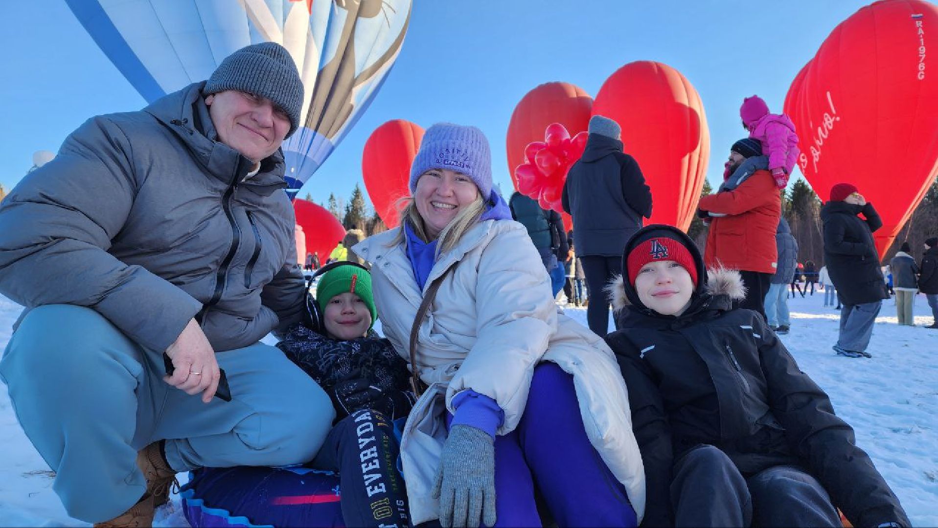 Дмитров, Фестиваль сердец, Аэростаты, вертикакли,