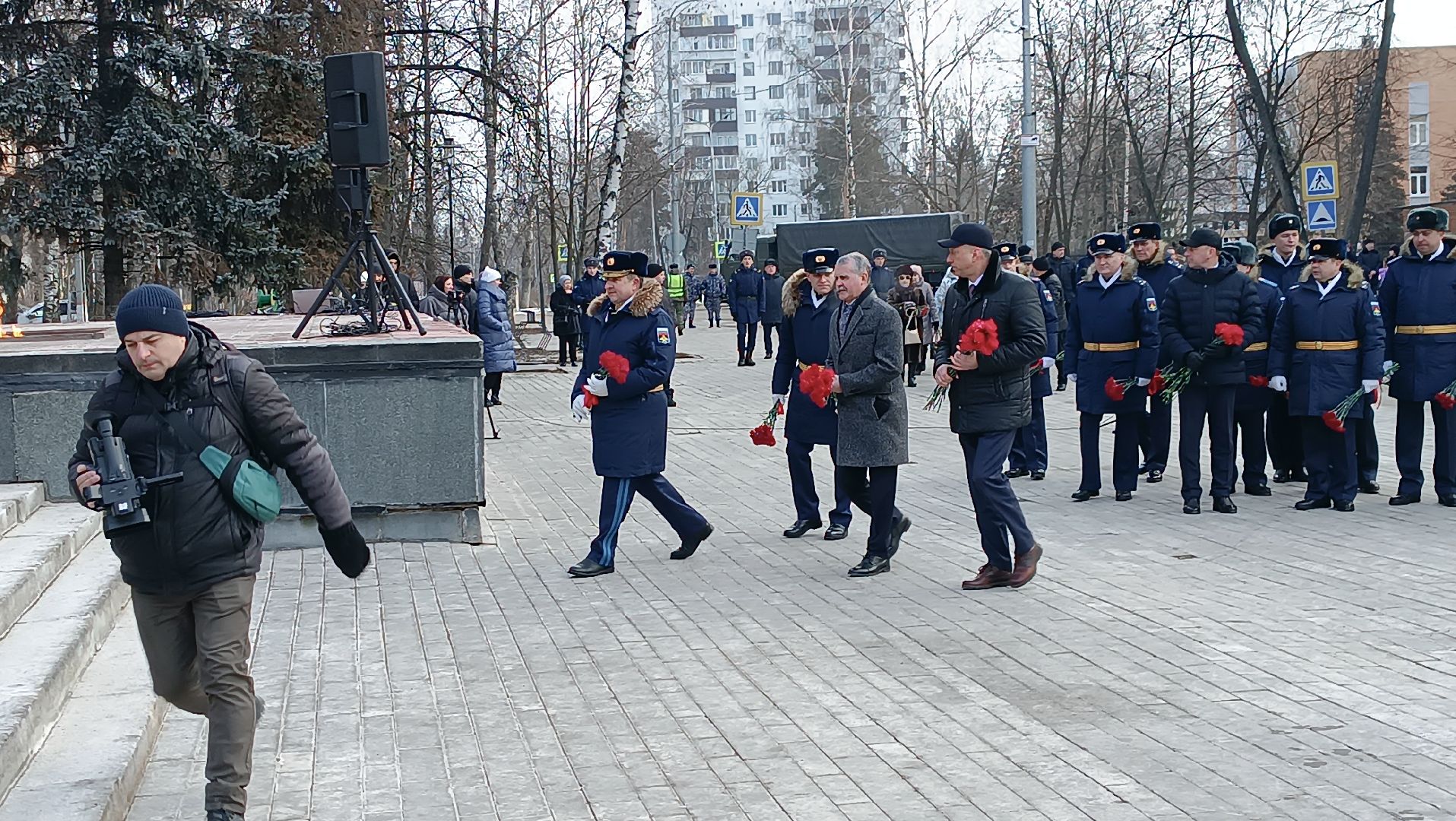 день защитника отечества, щелково-3, возложение цветов, аллея героев отечества,