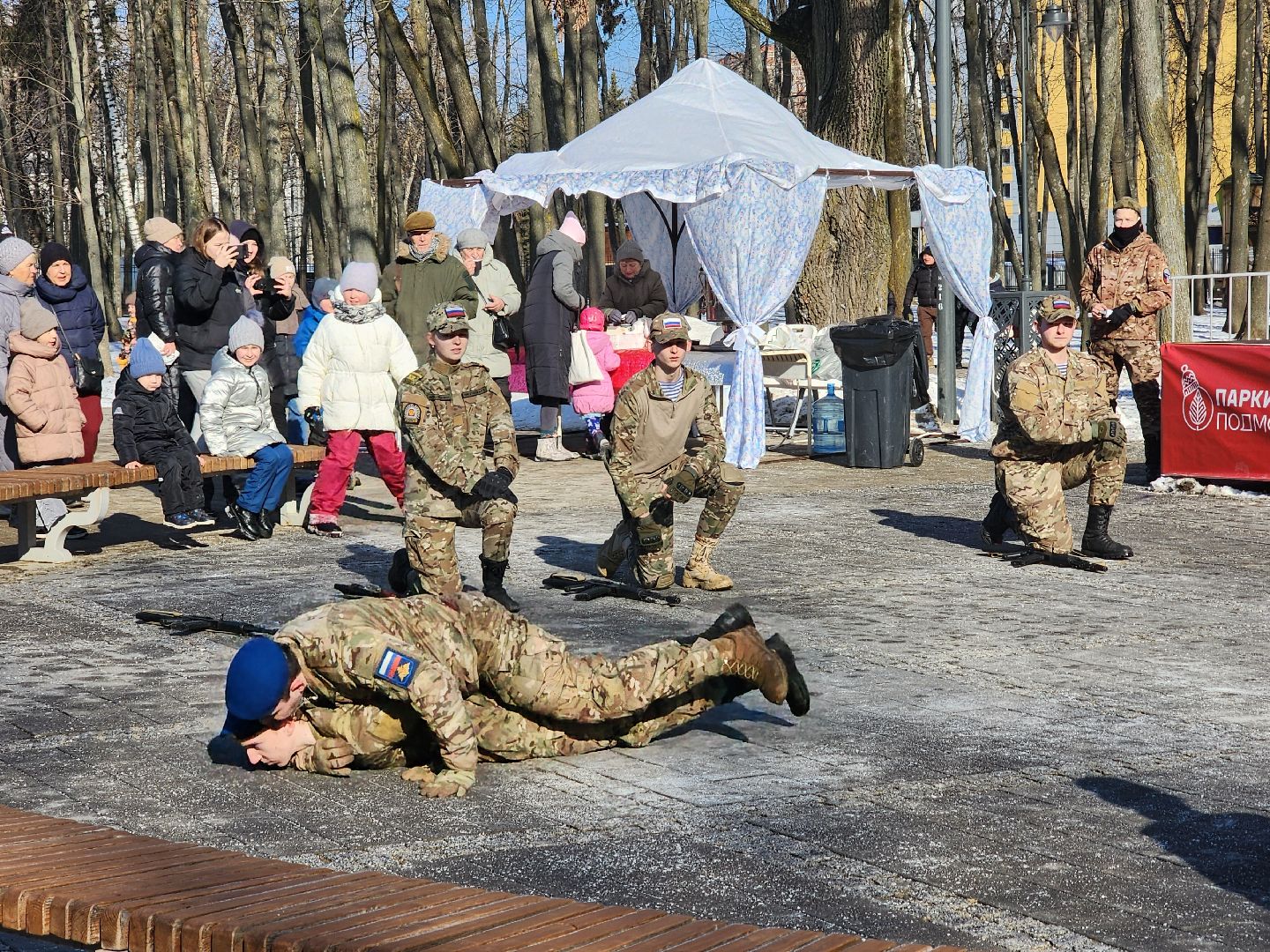 воскресенск, день защитника отечества, парк кривякино,