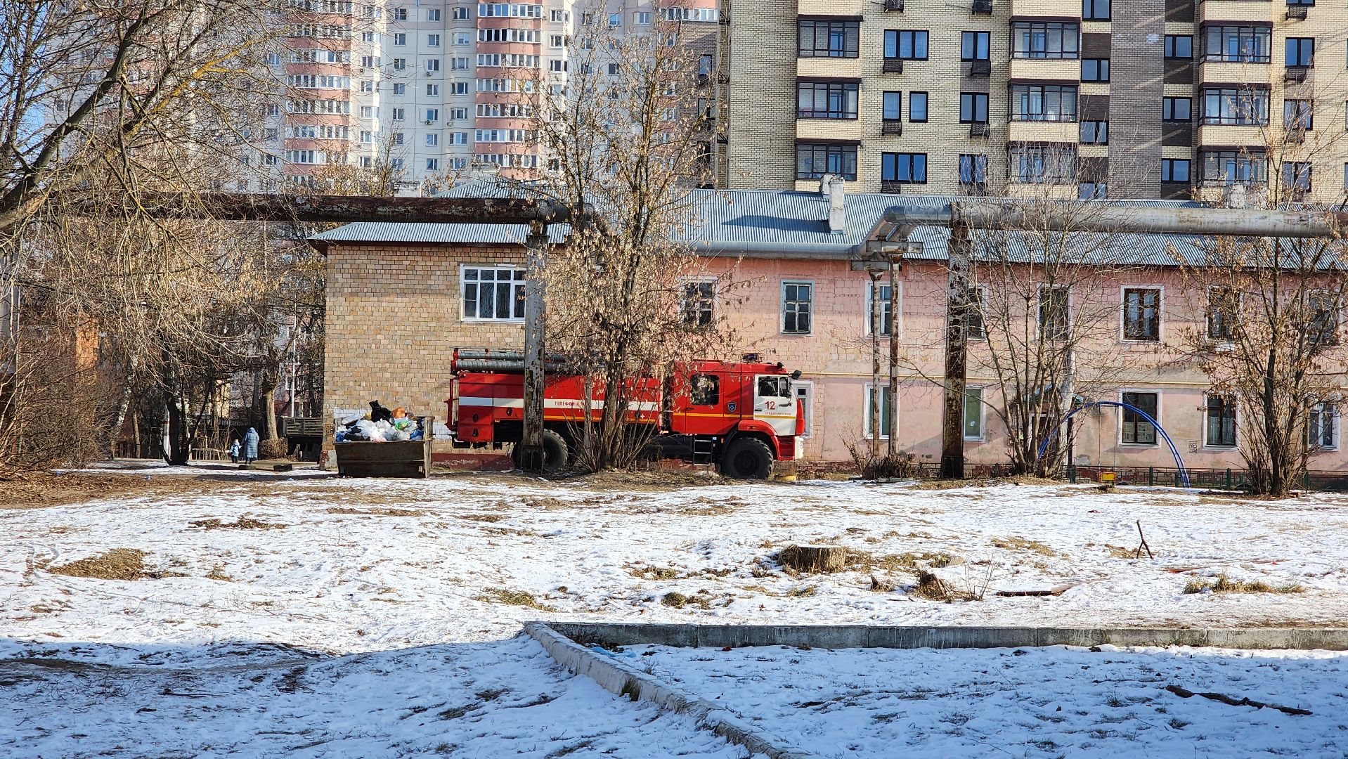 пожар, возгорание, ЧП, Старая Купавна, Богородский городской округ, вертикалки,