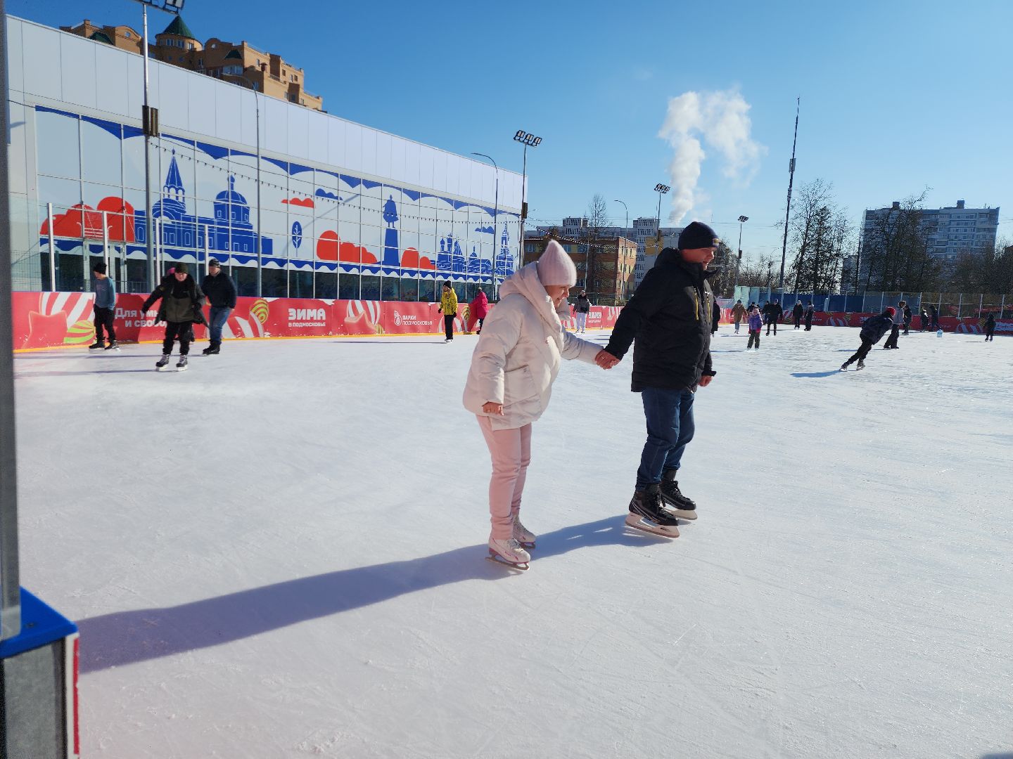 серпухов, подмосковье, каток, зима в подмосковье, вертикалка,