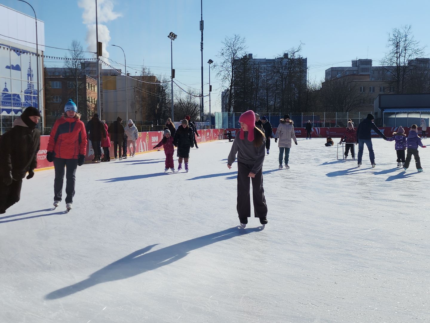 серпухов, подмосковье, каток, зима в подмосковье, вертикалка,