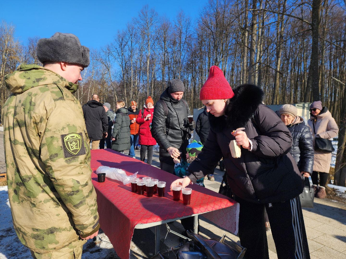 день защитника отечества, электросталь, полевая кухня, концерт, вертикалки,