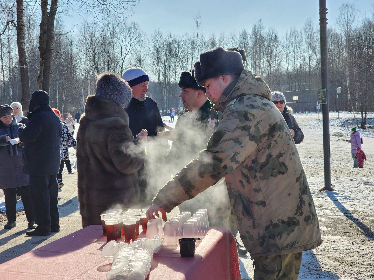 день защитника отечества, электросталь, полевая кухня, концерт, вертикалки,