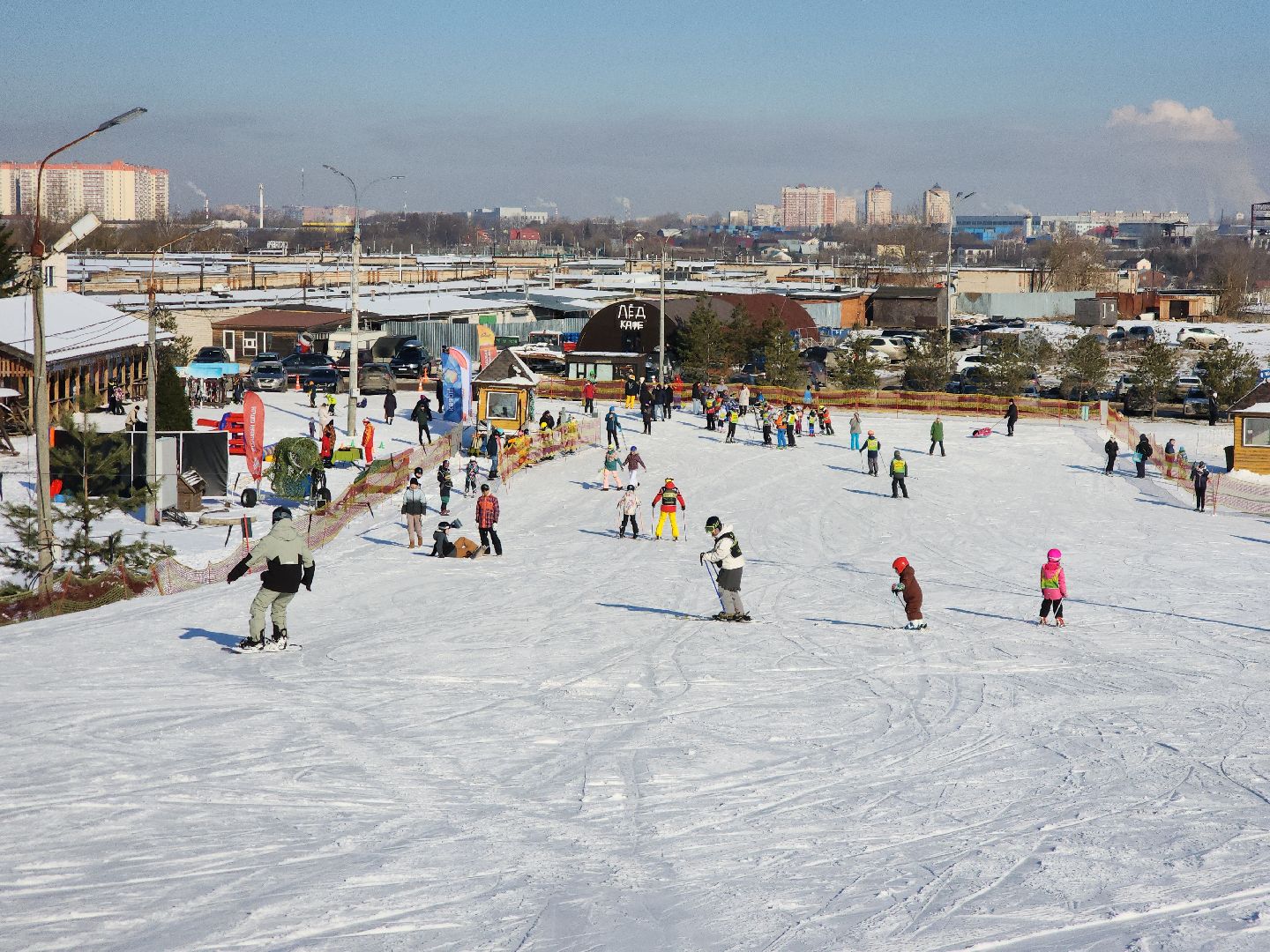вертикалки, Подольск, Склон красная горка, Отдых, Активный отдых, Лыжи,