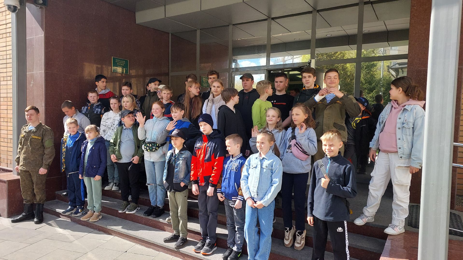 дети, школьники, экскурсия, пограничники, пограничный музей, серпухов,