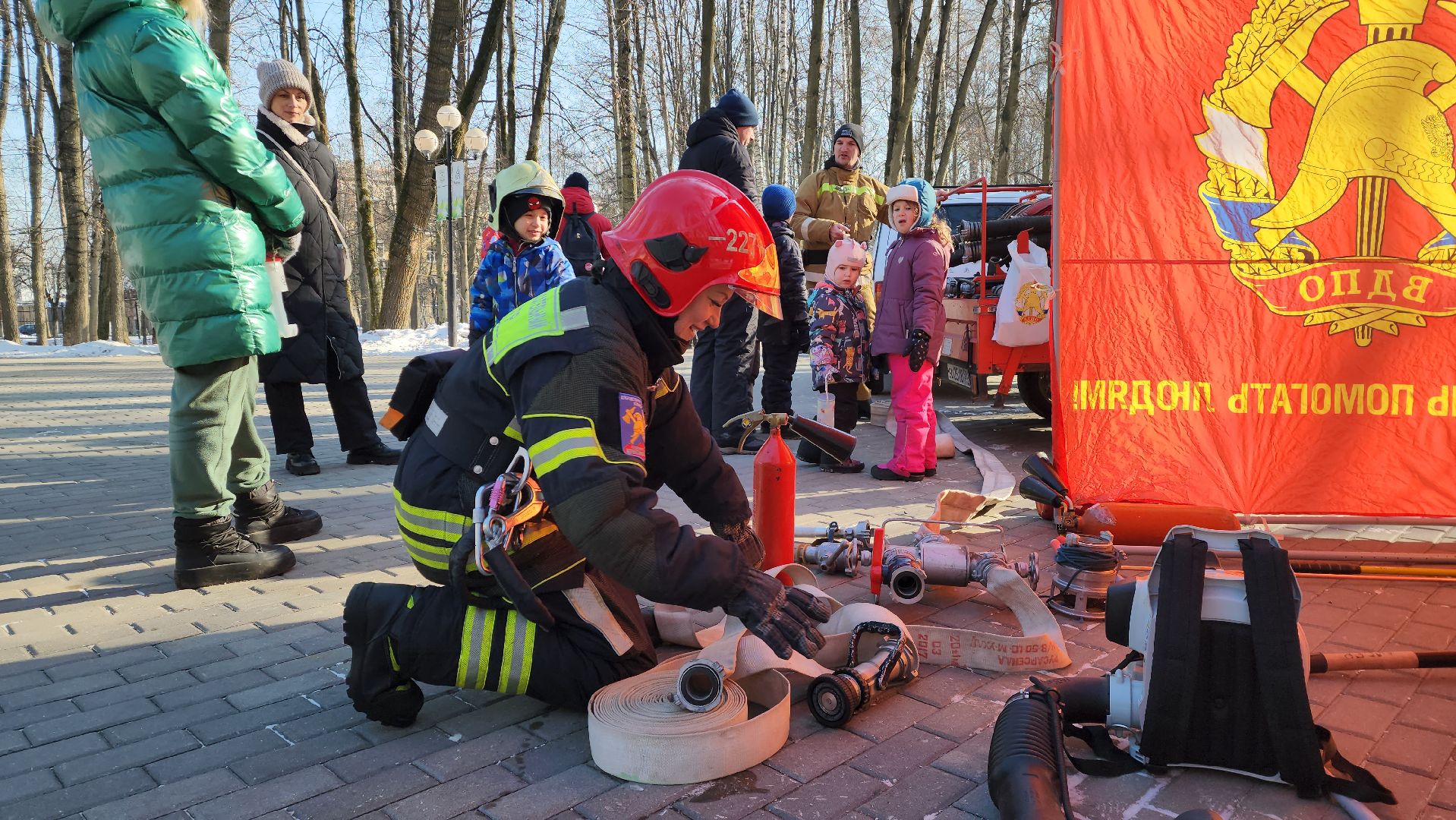 вертикалки, 23 февраля, добровольные пожарные, городской парк, красногорск,